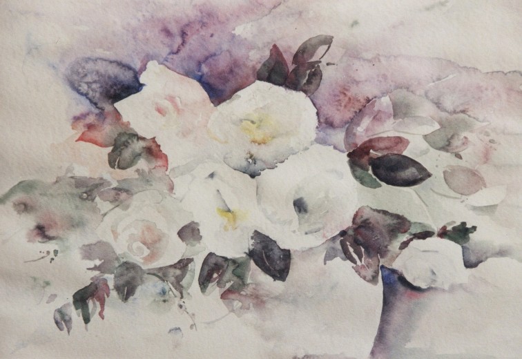 Weiße Rosen 1